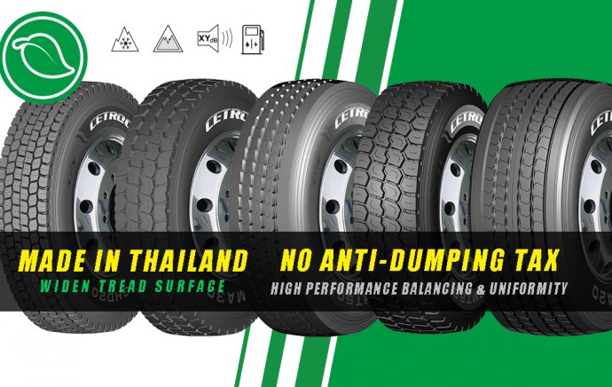 CETROC BRAND TBR tires from Thailand factory coming soon in September,with all EU certificates,without Anti-dumping,welcome your enquiry!